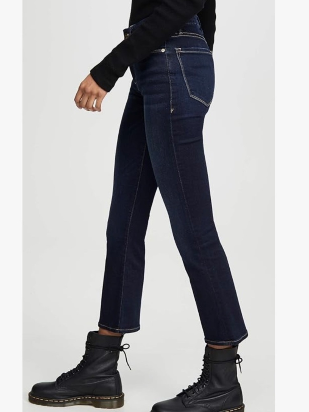 FRAME LE CROP MINI BOOT CUT JEANS IN CABANA SIZE 31